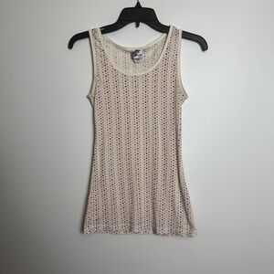 Piper & Blue Cream Tank Top with mini stars